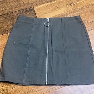Zip Up Skirt